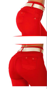 6513 Jean's Colombianos Cintura Alta levanta cola butt lifter high waist faja