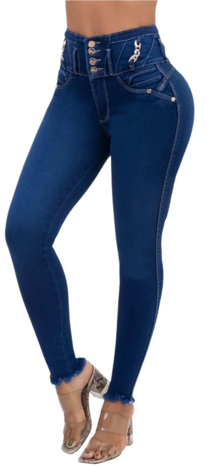 6702 Colombian High waits butt lifter Jean's Colombianos Cintura Alta Levanta Cola