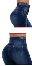 Load image into Gallery viewer, 6718 Colombian High waits butt lifter Jean&#39;s Colombianos Cintura Alta Levanta Cola
