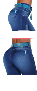 6807 Colombian High waits butt lifter Capri Colombianos Cintura Alta Levanta Cola