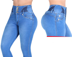6909 Colombian High waits butt lifter Jean's Colombianos Cintura Alta Levanta Cola