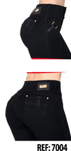 Load image into Gallery viewer, 7004 Colombian High waits butt lifter Jean&#39;s Colombianos Cintura Alta Levanta Cola
