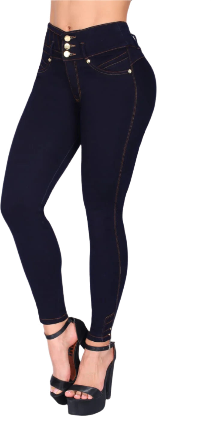 7120 Jean's Colombianos Cintura Alta butt lifter high waist push up