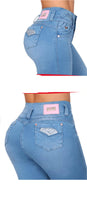 Load image into Gallery viewer, 7311 Jean&#39;s Colombianos Cintura Alta levanta cola butt lifter high waist faja
