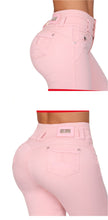 Load image into Gallery viewer, 7313 Jean&#39;s Colombianos Cintura Alta levanta cola butt lifter high waist faja
