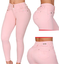 Load image into Gallery viewer, 7313 Jean&#39;s Colombianos Cintura Alta levanta cola butt lifter high waist faja
