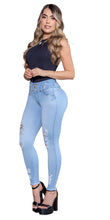Load image into Gallery viewer, 8109 Jean&#39;s Colombianos Cintura Alta levanta cola butt lifter high waist tummy control
