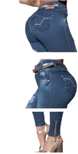 Load image into Gallery viewer, 8123 Jean&#39;s Colombianos Cintura Alta levanta cola butt lifter high waist tummy control
