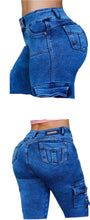 Load image into Gallery viewer, 8205 Jean&#39;s Colombianos Cintura Alta levanta cola butt lifter high waist tummy control push up effect skinny
