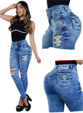 Load image into Gallery viewer, 8208 Jean&#39;s Colombianos Cintura Alta levanta cola butt lifter high waist tummy control push up effect skinny
