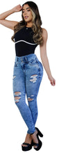 Load image into Gallery viewer, 8208 Jean&#39;s Colombianos Cintura Alta levanta cola butt lifter high waist tummy control push up effect skinny
