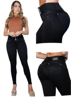 Load image into Gallery viewer, Jean&#39;s Colombianos Varios modelos Cintura Alta levanta cola butt lifter high waist faja tummy control 8200
