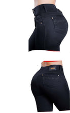 Load image into Gallery viewer, Colombian Flared Jean's Bon Bon up 8448 butt lifter high waist tummy control
