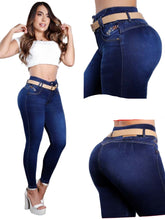 Load image into Gallery viewer, Colombian Jeans 8454 Bon Bon up butt lifter high waist tummy control push up effect skinny

