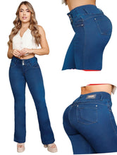 Load image into Gallery viewer, Colombian Jeans Bon Bon up flared 8605 butt lifter high waist tummy control push up
