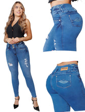 Load image into Gallery viewer, Colombian Jeans BonBonup 8609 butt lifter high waist tummy control push up effect skinny
