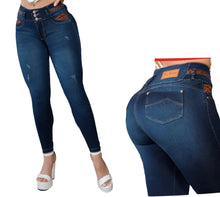 Load image into Gallery viewer, Colombian Jeans BonBonup 8611 butt lifter high waist tummy control push up effect skinny
