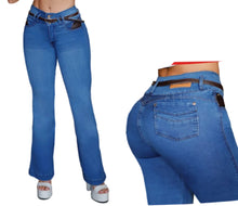 Load image into Gallery viewer, Colombian Jeans Bon Bon up flared 8618 butt lifter high waist tummy control push up
