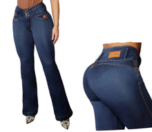 Load image into Gallery viewer, Colombian Jeans Bon Bon up flared 8619 butt lifter high waist tummy control push up
