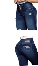 Load image into Gallery viewer, Colombian Flared Jeans Bon Bon up 8733 butt lifter high waist tummy control push up effect
