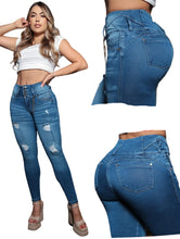 Load image into Gallery viewer, Colombian Jeans Bon Bon up 8803 butt lifter high waist tummy control push up effect skinny (Copy)
