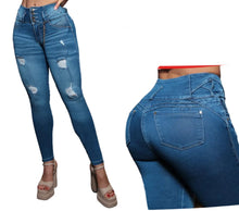 Load image into Gallery viewer, Colombian Jeans Bon Bon up 8803 butt lifter high waist tummy control push up effect skinny (Copy)
