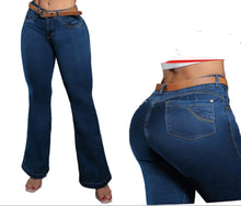 Load image into Gallery viewer, Colombian Flared Jeans Bon Bon up 8805 butt lifter high waist tummy control push up effect
