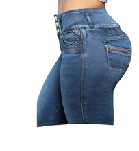 Load image into Gallery viewer, Colombian Jeans Bon Bon up 8812 butt lifter high waist tummy control push up effect skinny
