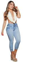 Load image into Gallery viewer, High waits butt lifter Ankle Capri Colombian jeans 8929
