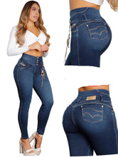 Load image into Gallery viewer, Colombian Jeans Bon Bon up skinny 9146 butt lifter high waist tummy control push up effect
