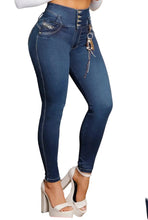 Load image into Gallery viewer, Colombian Jeans Bon Bon up skinny 9146 butt lifter high waist tummy control push up effect
