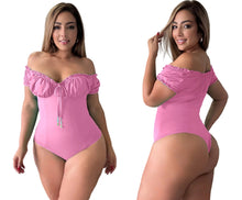 Load image into Gallery viewer, Colombian Bodysuits top tummy control thong pantyblusa 4720
