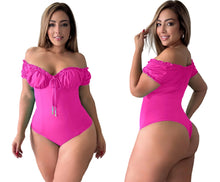 Load image into Gallery viewer, Colombian Bodysuits top tummy control thong pantyblusa 4720
