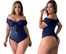 Load image into Gallery viewer, Colombian Bodysuits top tummy control thong pantyblusa 4720
