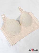 Load image into Gallery viewer, EXTRA FIRM HIGH COMPRESSION FULL CUP PUSH UP BRA BACK SUPPORT 652
