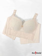 Load image into Gallery viewer, EXTRA FIRM HIGH COMPRESSION FULL CUP PUSH UP BRA BACK SUPPORT 652
