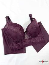 Load image into Gallery viewer, EXTRA FIRM HIGH COMPRESSION FULL CUP PUSH UP BRA BACK SUPPORT 652
