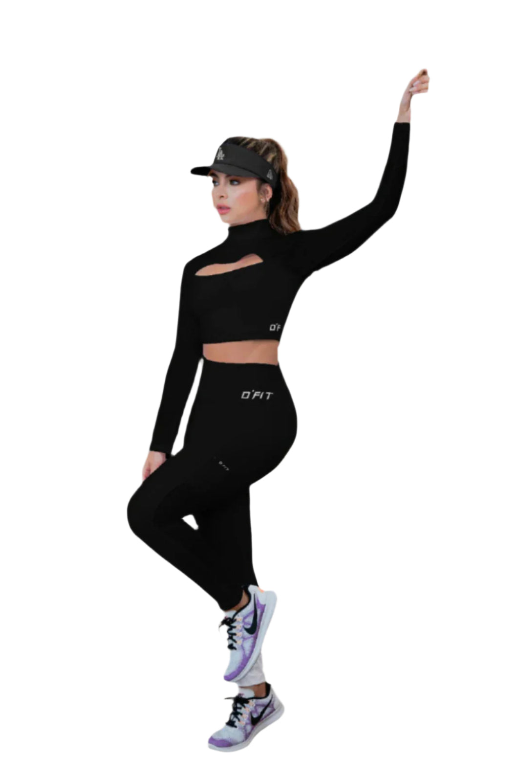 11049 Set High waist sport leggings Colombianos