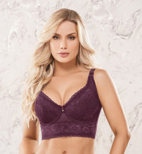 Load image into Gallery viewer, EXTRA FIRM HIGH COMPRESSION FULL CUP PUSH UP BRA BACK SUPPORT 652
