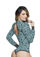 Load image into Gallery viewer, 4752 Top Bodysuits compression Body&#39;s con faja de mediana compresion Pantyblusa
