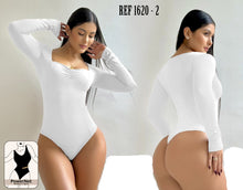 Load image into Gallery viewer, 1620 Top Bodysuits Tummy control medium compression Body&#39;s con faja de mediana compresion
