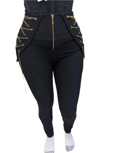 High waist skynny push up effect leggings 543