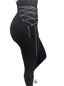 High waist skynny push up effect leggings 543