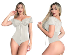 Load image into Gallery viewer, Bodysuits tummy control body shaper thong Colombians one size M-L 5075 3D
