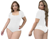 Load image into Gallery viewer, 1543 Plus Bodysuits compression top Body&#39;s con faja de mediana compresion Pantyblusa
