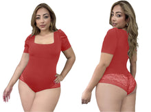 Load image into Gallery viewer, 1543 Plus Bodysuits compression top Body&#39;s con faja de mediana compresion Pantyblusa
