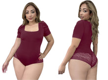 Load image into Gallery viewer, 1543 Plus Bodysuits compression top Body&#39;s con faja de mediana compresion Pantyblusa
