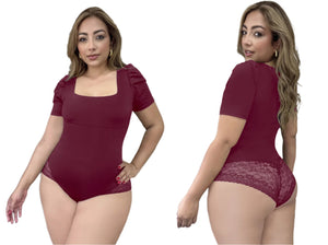 1543 Plus Bodysuits compression top Body's con faja de mediana compresion Pantyblusa