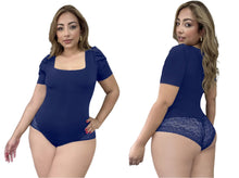 Load image into Gallery viewer, 1543 Plus Bodysuits compression top Body&#39;s con faja de mediana compresion Pantyblusa
