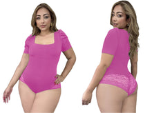 Load image into Gallery viewer, 1543 Plus Bodysuits compression top Body&#39;s con faja de mediana compresion Pantyblusa
